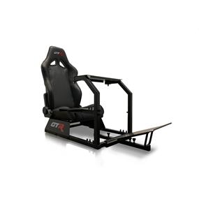 GTR Simulator GTA Model - Black Frame, Black Seat (Seat Slider and Shifter Holder Included)