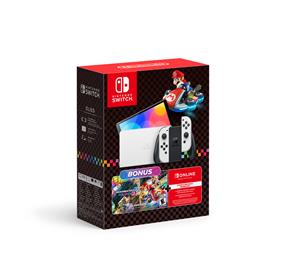 Nintendo Switch™ – OLED Model: Mario Kart™ 8 Deluxe Bundle + 12M Online