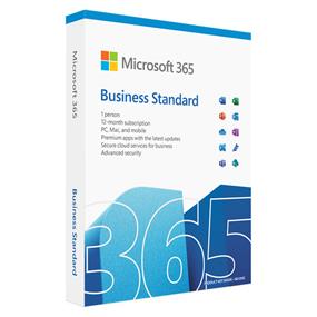 Microsoft 365 Business Standard - 1 User 1-Year Subscription - English - no Disc - Activation Key Only - Retail Pack (KLQ-00659)