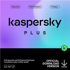 Kaspersky Plus 3 User - 1 Year Subscription[Digital Code]