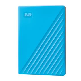 WD (My Passport) - Disque dur portatif de 2 To | avec protection par mot de passe et logiciel de sauvegarde automatique | bleu ciel