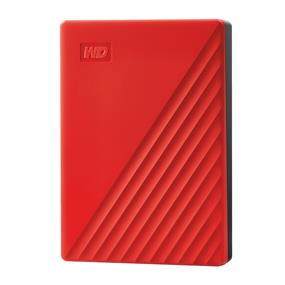 WD 4TB My Passport Portable Hard Drive with password protection and auto backup software Red (WDBPKJ0040BRD-WESN)