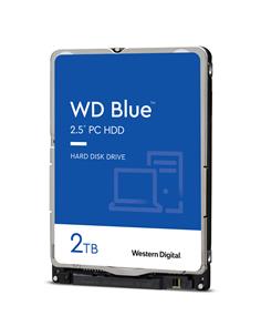 WD Blue 2TB Mobile Hard Disk Drive - 5400 RPM SATA 6 Gb/s 128MB Cache 7mm 2.5 Inch (WD20SPZX)