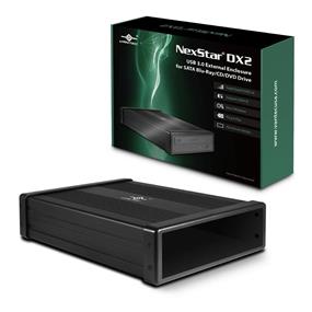 Vantec NexStar DX2, USB 3.0 External Enclosure For SATA Blu-Ray/CD/DVD Drive