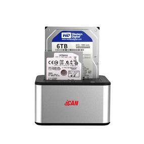 iCAN USB3.0 to SATA Dual HDD/SSD Docking station (BS-HD07A)