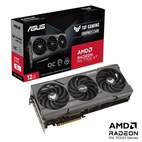 ASUS TUF Gaming RX 7700 XT OC Edition 12GB GDDR6 (PCIe 4.0, 12GB GDDR6, HDMI 2.1, DisplayPort 2.1) (90YV0JK0-M0AA00) (TUF-RX7700XT-O12G-GAMING)