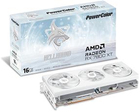 PowerColor Radeon RX 7800 XT Hellhound Spectral White 16GB GDDR6 RX7800XT 16G-L/OC/WHITE
