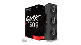 XFX SPEEDSTER QICK309 RADEON RX 7600XT BLACK Gaming Graphics Card with 16GB GDDR6 HDMI 3xDP, AMD RDNA™ 3 RX-76TQICKBP