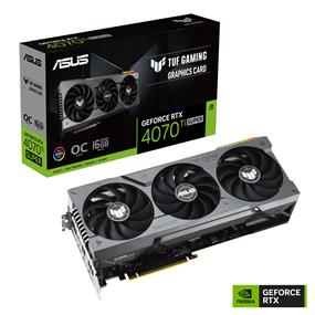 ASUS TUF Gaming GeForce RTX 4070 Ti SUPER OC Gaming Graphics Card PCIe 4.0, 16GB GDDR6X TUF-RTX4070TIS-O16G-GAMING