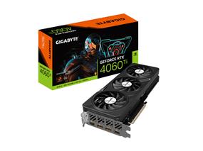 Carte graphique GIGABYTE GeForce RTX 4060 Ti JEU VIDÉO OC 16G, 3x ventilateurs FORCE DU VENT, 16 Go 128 bits GDDR6, GV-N406TJEU VIDÉO OC-16GD(Boîte ouverte)