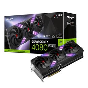 PNY GeForce RTX 4080 SUPER 16 Go XLR8 Gaming VERTO EPIC-X RGB carte graphique overclockée à triple ventilateur