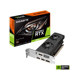 GIGABYTE GeForce RTX 3050 OC Low Profile 6G Graphics Card, 2x WINDFORCE Fans, 6GB GDDR6 96-bit GDDR6, GV-N3050OC-6GL Video Card