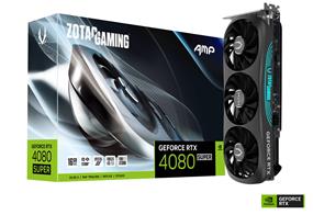 ZOTAC GAMING GeForce RTX 4080 SUPER AMP 16GB GDDR6X Gaming Graphics Card ZT-D40820F-10P(Open Box)