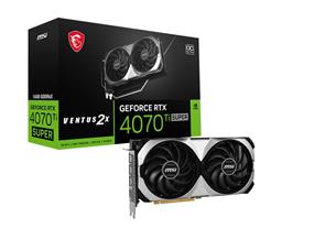 MSI GeForce RTX 4070 Ti SUPER 16G VENTUS 2X OC, GDDR6X, 2640 MHz Boost,  PCI-E 4.0, 256 bit, 16-pin x 1, HDMI 2.1 x 1, Display Port 1.4 x 3(Open Box)