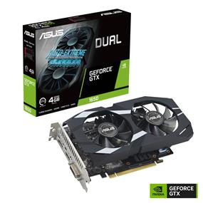 ASUS DUAL GeForce GTX 1650 OC 4G GDDR6 EVO | 1620 MHz Boost Clock | DUAL-GTX1650-4GD6-P-EVO(Open Box)