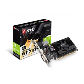 MSI GeForce GT 710 2GD3 LP 2GB 64-Bit DDR3 PCI Express 2.0 HDCP Ready Low Profile Video Card (GT 710 2GD3 LP)