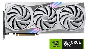 MSI GeForce RTX 4070 Ti GAMING X TRIO WHITE 12G GDDR6X , PCIE 4.0, 192-bit, 16-pin x 1, HDMI 2.1 x 1, Display Port 1.4a x 3