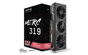 XFX SPEEDSTER MERC319 RADEON RX 6950 XT Carte graphique de jeu noire avec 16 Go GDDR6 HDMI 3xDP, RDNA 2 RX-695XATBD9(Boîte ouverte)