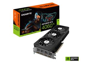 GIGABYTE GeForce RTX 4060 Ti JEU VIDÉO OC 8G Carte graphique, 3x FORCE DU VENT Fans, 8GB 128-bit GDDR6, GV-N406TJEU VIDÉO OC-8GD Video Card(Boîte ouverte)