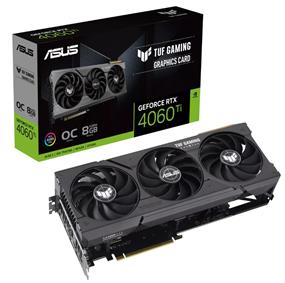 ASUS TUF Gaming GeForce RTX 4060 Ti OC 8GB GDDR6 Graphics Card, up to 2655MHz PCIe 4.0,  HDMI 2.1a, DP 1.4a TUF-RTX4060TI-O8G-GAMING