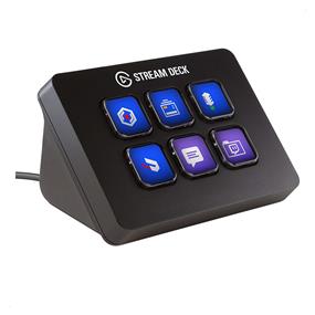 Elgato Stream Deck Mini - Multitasking Production Controller, 6 Customizable LCD Keys, Switch Scenes and Launch Media, Simplify Your Workflow(Open Box)