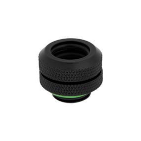 CORSAIR Fitting (hard tube), XF Hardline 4-pack (12mm OD compression; black)