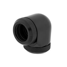 CORSAIR Fitting (hard tube),XF Hardline 2-pack (90° Angled 14mm OD compression; black)
