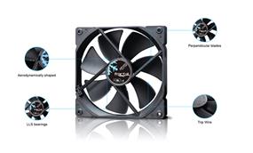 FRACTAL DESIGN Dynamic X2 GP Cooling Fan- Black (FD-FAN-DYN-X2-GP12-BK)