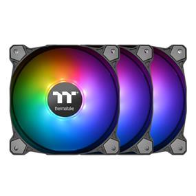 Thermaltake Pure 12 ARGB Sync TT Premium Ed 120mm RGB Software PWM Radiator Fan – 3 Pack(Open Box)