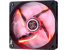 FRACTAL DESIGN Silent Series LL 120mm Sleeve Bearing Black/Clear with Red LED Computer Case Fan