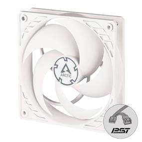 Arctic Cooling P12 PWM PST (White) – 120mm Pressure optimized case fan | PWM controlled speed with PST