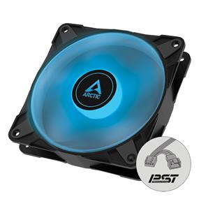 Arctic Cooling P12 PWM PST RGB 0dB 120mm Ventilateur de boîtier à pression optimisée | Vitesse contrôlée PWM avec PST | Éclairage RVB