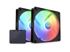 NZXT F140 RGB Core Ventilateur de boîtier Paquet de 2, Noir