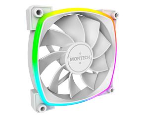 Montech RX 120 PWM Ventilateur de boîtier, Blanc