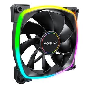 Montech RX 140 PWM Case Fan, Black