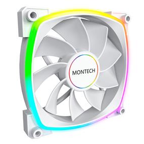 Montech RX 140 PWM Ventilateur de boîtier, Blanc