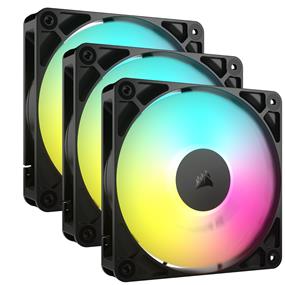 CORSAIR RS120 ARGB 120mm PWM Fans Triple Pack, Black(Open Box)