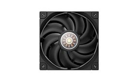 DeepCool FT12, 120mm FDB Fan, 3-Phase 10-pole 12-slot Motor, PWM, Transparent Center Window, Subtle White LED underglow, Black