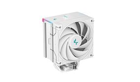 DeepCool AK500S (Slim) DIGITAL Air Cooler, Single Tower, Real-Time CPU Status Screen, White