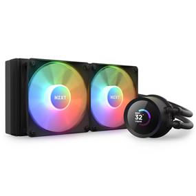 NZXT Kraken 240 RGB - 240mm AIO liquid cooler w/ 1.54in. Display, RGB Controller and RGB Fans (Black)