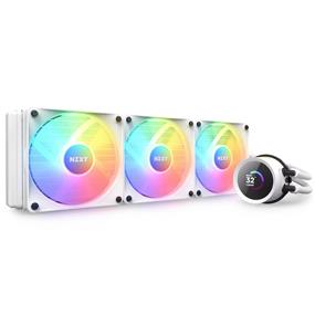 NZXT Kraken 360 RGB - 360mm AIO liquid cooler w/ 1.54in. Display, RGB Controller and RGB Fans (White)(Open Box)