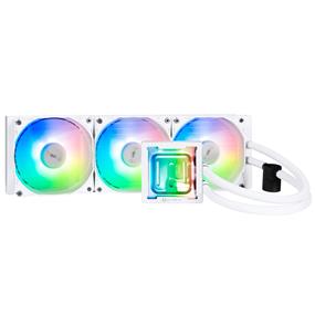 Bitfenix Cube 360 mm AIO Block Watercooling, White, ARGB Edition