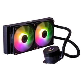 Cooler Master Refroidisseur liquide pour processeur Masterliquid ML240 Ccre ARGB v2, noir