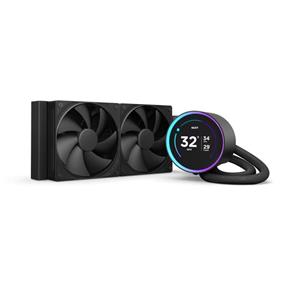 NZXT Kraken Elite 240 - 240mm AIO Liquid Cooler with 2.72" IPS LCD (Black)