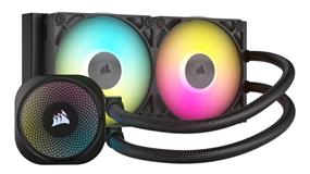 CORSAIR iCUE LINK TITAN 240 RX RGB Liquid CPU Cooler with RX120 RGB fan, Black