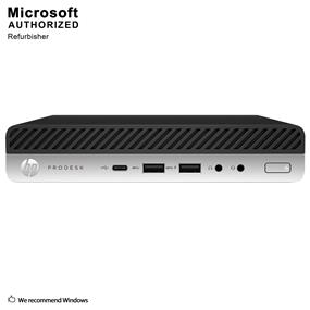 HP ProDesk 600 G4 Mini (Refurbished) Business Desktop - Intel i5-8500T (2.1GHZ), 16GB DDR4, 1TB SSD, Wifi+BT 4.0, Windows 10 Pro