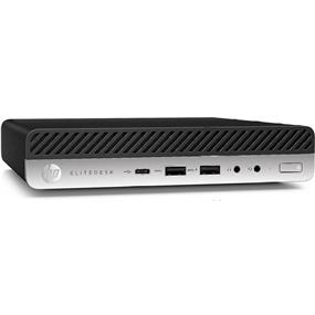 HP EliteDesk 800 G5 Desktop Mini (Refurbished) business desktop - Intel Core i7-8700, 16GB DDR4, 512GB SSD, Windows 11 Pro(Open Box)