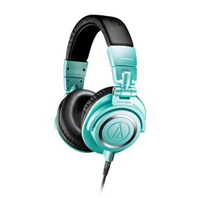 AUDIO TECHNICA ATH-M50xBT2 Wireless Over-Hear Headphones, Ice Blue | Limited Edition