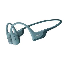 SHOKZ OpenRun PRO Wireless Headphones, Blue | Bluetooth | 9th Generation Bone Conduction Technology (Shokz TurboPitch™ Technology) & Open-Ear Design with Noise Cancelling Mic | IP55 Water Resistant | 10 Hours of Music & Calls & Quick Charge