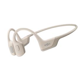 SHOKZ OpenRun PRO Wireless Headphones, Beige| Bluetooth | 9th Generation Bone Conduction Technology (Shokz TurboPitch™ Technology) & Open-Ear Design with Noise Cancelling Mic | IP55 Water Resistant | 10 Hours of Music & Calls & Quick Charge